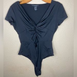 Black Short Sleeve Top